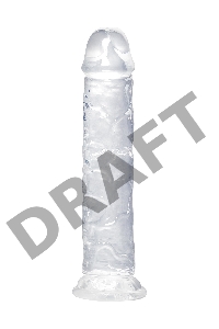 Фаллоимитатор A-Toys by TOYFA Auri, TPE, прозрачный, 20 см