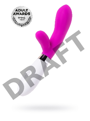 Вибратор с клиторальным стимулятором TOYFA A-Toys Mady, силикон, розовый, 20,4 см