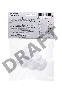 Мастурбатор A-Toys Flaff, TPE, белый, 8см, Ø 2,9 см