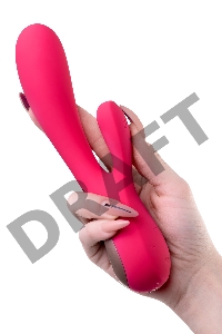 Нереалистичный вибратор Satisfyer Mono Flex, силикон, красный, 20,4 см.