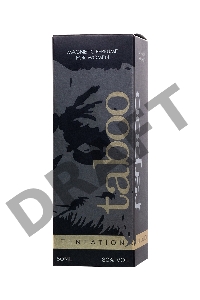 Туалетная вода с афродизиаками RUF Taboo Tentation для женщин, 50 мл