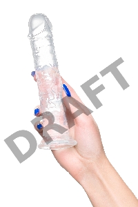 Фаллоимитатор A-Toys by TOYFA Auri, TPE, прозрачный, 20 см