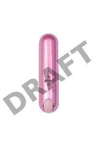 Розовая перезаряжаемая вибропуля Clio - 7,6 см.