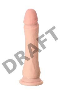 Реалистичный фаллоимитатор TOYFA RealStick Elite DILDO, TPR, телесный, 21 см
