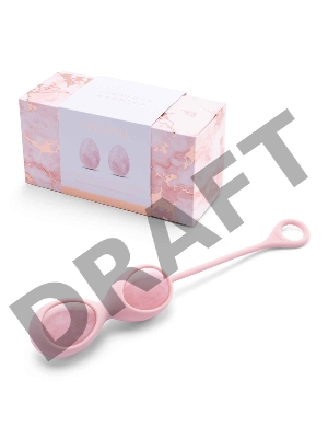 Массажеры для техники йони le WAND Crystal Yoni eggs розовый кварц