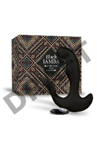 Универсальный анальный массажер Black Jamba Anal Vibrator - 12 см.