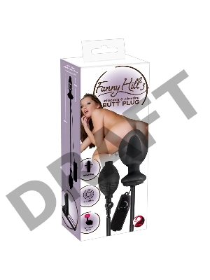 Вибростимулятор анальный с грушей Fanny hill's