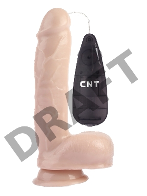 Вибратор CNT 9'' Stud Realistic Dildo Flesh CNT-180113F