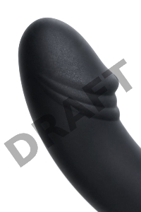 Анальный стимулятор TOYFA POPO Pleasure, водонепроницаемый, силикон, черный, 18 см, Ø 3,5 см