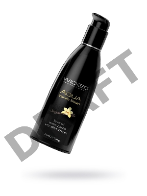 Лубрикант WICKED AQUA Vanilla Bean, со вкусом ванильных бобов, 60 мл