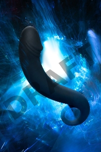 Анальный стимулятор TOYFA POPO Pleasure, водонепроницаемый, силикон, черный, 18 см, Ø 3,5 см