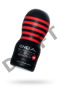 Нереалистичный мастурбатор TENGA  Original Vaccum Cup, TPE, белый, 18 см