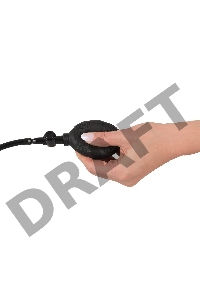 Вибростимулятор анальный с грушей Fanny hill's