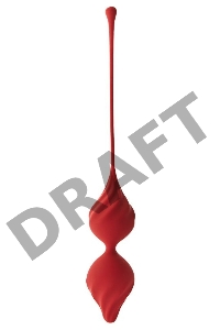 Вагинальные шарики Alcor, цвет бордовый (LYRA)