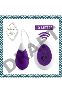 Фиолетовое виброяйцо на радиоуправлении Anna Vibrating Egg Remote
