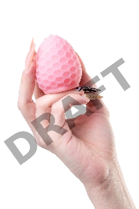 Мастурбатор A-Toys Pufl, розовый, ТРЕ, 6 см Ø 2,7 см