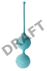 Вагинальные шарики Alpha, цвет аквамарин (LYRA)