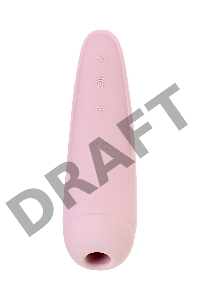 Вакуум-волновой бесконтактный стимулятор клитора Satisfyer Curvy 2+, силикон, розовый, 14,3 см.