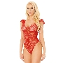 Боди SoftLine Collection Leila, красное, S/M