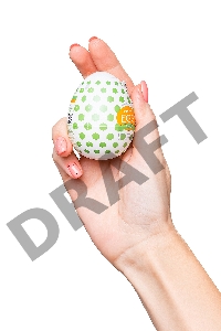 Нереалистичный мастурбатор TENGA Wonder Stude, TPE, белый, 6,1 см