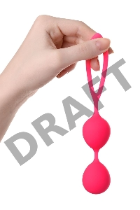 Вагинальные шарики A-Toys by TOYFA Rai, силикон, розовые, 17 см