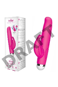 Розовый вибратор-кролик The Mini Rabbit - 13,9 см.