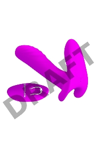 Лиловый мультифункциональный вибратор Remote Control Massager