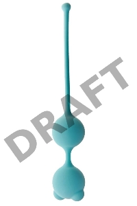 Вагинальные шарики Beta, цвет аквамарин (LYRA)