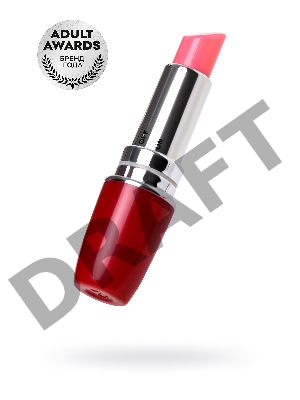 Вибромассажер A-Toys by TOYFA Lipstick, ABS пластик, красный, 9 см