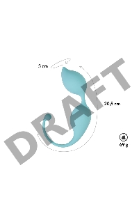 Вагинальные шарики Lota, цвет аквамарин  (LYRA)