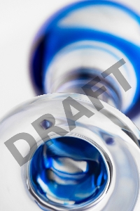 Анальная втулка Sexus Glass, стекло, прозрачная, 11,5 см, Ø 4 см