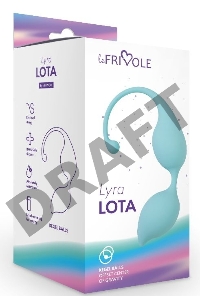 Вагинальные шарики Lota, цвет аквамарин  (LYRA)
