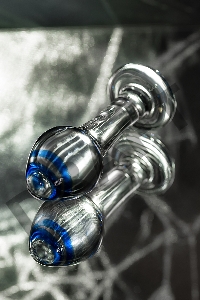 Анальная втулка Sexus Glass, стекло, прозрачная, 11,5 см, Ø 4 см