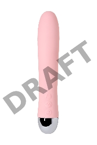 Вибратор с функцией нагрева и пульсирующими шариками PHYSICS FAHRENHEIT, силикон, розовый, 19 см