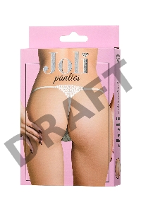 Трусики со стразами Joli Chantal, белый, OS