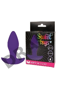 Фиолетовая анальная втулка Sweet Toys - 8,5 см.