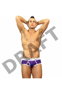 Трусы мужские брифы фиолетовые, XL