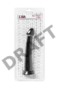 Нереалистичный фаллоимитатор Jelly Dildo L Toyfa Basic, TPE, черный, 20 см