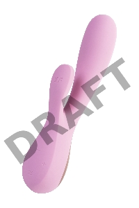 Нереалистичный вибратор Satisfyer Mono Flex, силикон, розовый, 20,4 см.