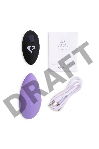 Фиолетовый вибромассажер в трусики с пультом ДУ Panty Vibe Remote Controlled Vibrator