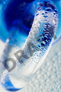 Анальная втулка Sexus Glass, стекло, синяя, 16 см, Ø 3,5 см