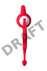 Эрекционное кольцо на пенис JOS SWEET DEVIL, силикон, красный, 8,5 см