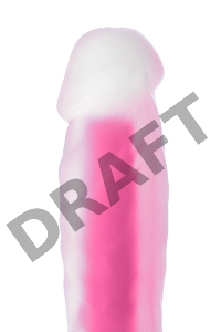 Фаллоимитатор, светящийся в темноте, Beyond by Toyfa, Peter Glow, силикон, прозрачный, 22 см