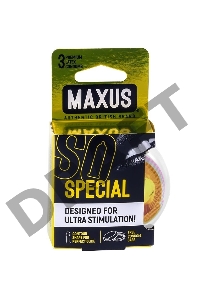 Презервативы точечно-ребристые MAXUS AIR Special №3 п/к