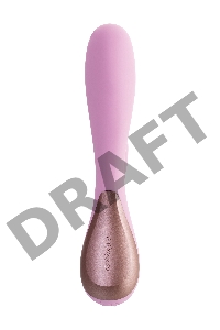 Нереалистичный вибратор Satisfyer Mono Flex, силикон, розовый, 20,4 см.