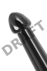 Нереалистичный фаллоимитатор Jelly Dildo L Toyfa Basic, TPE, черный, 20 см
