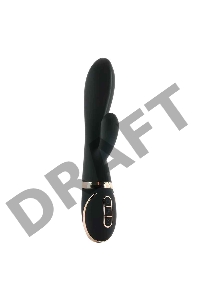 Черный вибратор-кролик Dual Stim Rabbit Vibrator