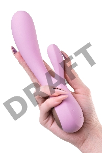 Нереалистичный вибратор Satisfyer Mono Flex, силикон, розовый, 20,4 см.