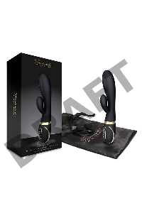 Черный вибратор-кролик Dual Stim Rabbit Vibrator
