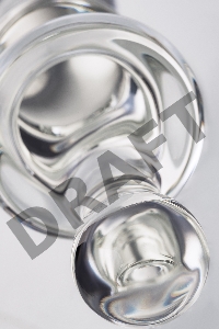 Анальная втулка Sexus Glass, стекло, прозрачная, 17 см, Ø 3,5 см